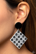 Load image into Gallery viewer, Paparazzi Vintage Vaudeville - Black Earrings