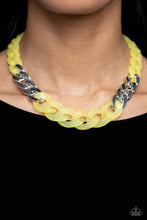 Load image into Gallery viewer, Paparazzi Curb Your Enthusiasm - Yellow Necklace