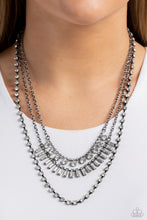 Load image into Gallery viewer, Paparazzi Dripping in Stardust - Black Necklace