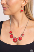 Load image into Gallery viewer, Paparazzi PALM Before the Storm - Red NECKLACE