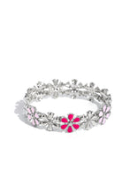 Load image into Gallery viewer, Paparazzi 2 Piece Set Floral Fair - Pink Bracelet - Floral Fever Pink Necklace