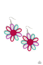 Load image into Gallery viewer, Paparazzi Decorated Daisies - White Earrings