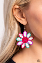 Load image into Gallery viewer, Paparazzi Decorated Daisies - White Earrings