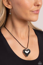Load image into Gallery viewer, PREORDER Paparazzi CORDED Love - Black Necklace