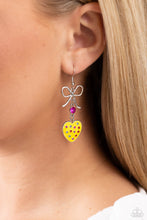Load image into Gallery viewer, Paparazzi BOW Away Zone - Yellow Earrings