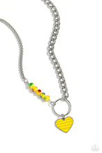 Load image into Gallery viewer, Paparazzi Mismatched Mayhem - Yellow Necklace