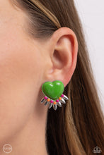 Load image into Gallery viewer, Paparazzi Spring Story - Green Earrings
