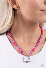 Load image into Gallery viewer, Paparazzi Clearly Carabiner - Red Necklace