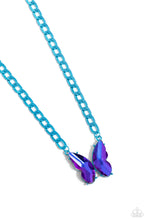 Load image into Gallery viewer, Paparazzi Fascinating Flyer - Blue Necklace