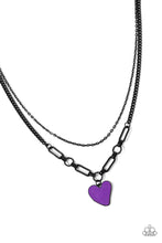 Load image into Gallery viewer, Paparazzi Carefree Confidence - Purple Necklace