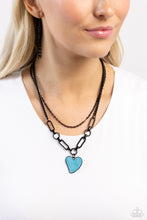 Load image into Gallery viewer, Paparazzi Carefree Confidence - Blue Necklace