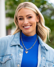 Load image into Gallery viewer, Paparazzi Your Number One Follower - Gold Necklace