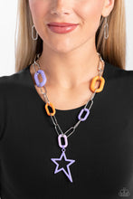 Load image into Gallery viewer, Paparazzi Stargazing Show - Purple Necklace