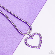 Load image into Gallery viewer, Paparazzi Flirting Fancy - Purple Necklace