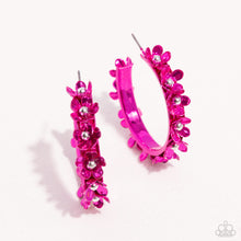 Load image into Gallery viewer, Preorder Fashionable Flower Crown - Pink Earrings