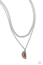 Load image into Gallery viewer, Paparazzi Watermelon Whimsy - Red Necklace