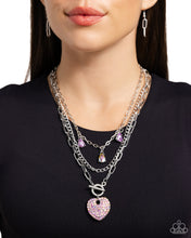 Load image into Gallery viewer, Paparazzi HEART History - Purple Necklace