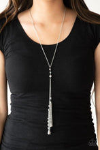 Load image into Gallery viewer, Timeless Tassels - Silver Necklace - Demetra's Bling Boutique