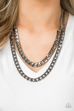 Load image into Gallery viewer, Hit Em Up - Black Necklace - Demetra's Bling Boutique
