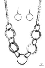 Load image into Gallery viewer, Jump Into The Ring - Black Necklace - Demetra's Bling Boutique
