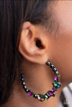 Load image into Gallery viewer, New Age Nostalgia - Multi Hematite Rhinestone Earrings - Demetra's Bling Boutique