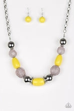 Load image into Gallery viewer, South Shore Sensation - Yellow Necklace - Demetra's Bling Boutique