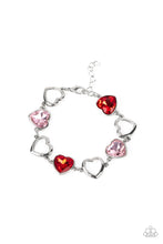 Load image into Gallery viewer, Paparazzi 2 pc set Contemporary Cupid - Multi Necklace & Sentimental Sweethearts - Multi Bracelet