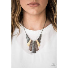 Load image into Gallery viewer, Cave Girl Grotto - Multi
Hammered Necklace - Demetra's Bling Boutique