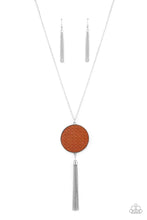 Load image into Gallery viewer, Wondrously Woven - Brown Necklace - Demetra's Bling Boutique