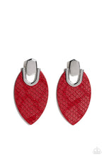 Load image into Gallery viewer, Paparazzi Wildly Workable - Red Earrings
