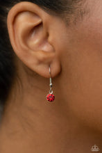Load image into Gallery viewer, Paparazzi 2 Piece Set - Online Dating - Red Necklace / Relationship Ready - Red Earrings
