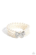 Load image into Gallery viewer, Paparazzi How Do You Do? - White Bracelet
