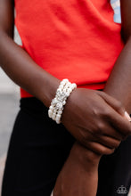 Load image into Gallery viewer, Paparazzi How Do You Do? - White Bracelet
