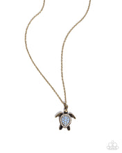 Load image into Gallery viewer, Paparazzi Turtle Tourist - Brass Necklace
