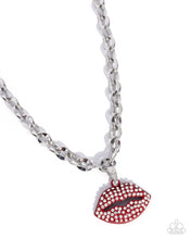 Load image into Gallery viewer, Paparazzi Keepsake Kisser - Red Necklace
