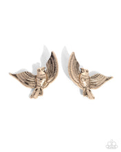 Load image into Gallery viewer, Paparazzi Bird of PLAY - Gold Earrings
