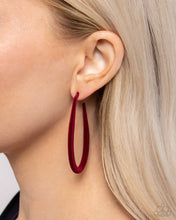 Load image into Gallery viewer, Paparazzi The Right Angle - Red Earrings
