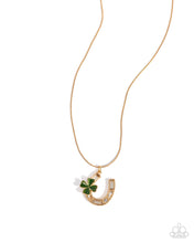 Load image into Gallery viewer, Paparazzi Lucky for Life - Gold Necklace
