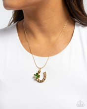 Load image into Gallery viewer, Paparazzi Lucky for Life - Gold Necklace
