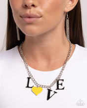 Load image into Gallery viewer, Paparazzi Lovely Lineup - Yellow Necklace
