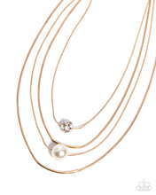 Load image into Gallery viewer, Paparazzi Phenomenal Pearls - Gold Necklace
