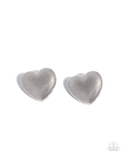 Load image into Gallery viewer, Paparazzi Smitten Studs - Silver Earrings
