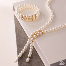 Load image into Gallery viewer, Paparazzi Paid in Pearls - Gold Necklace and Bracelet

