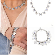 Load image into Gallery viewer, Paparazzi Set Grandiose Grace - Blue Necklace | Dreamy Discs - Blue Bracelet
