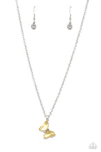 Load image into Gallery viewer, PREORDER Paparazzi - Butterfly Lullaby - Yellow Necklace
