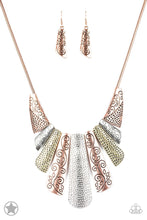 Load image into Gallery viewer, Untamed - Copper, Silver and Brass Plate Necklace - Demetra's Bling Boutique
