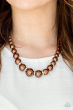 Load image into Gallery viewer, Party Pearls - Brown Pearl Necklace - Demetra's Bling Boutique
