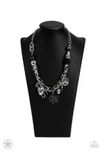 Load image into Gallery viewer, Charmed, I Am Sure - Black Charm Necklace - Demetra's Bling Boutique
