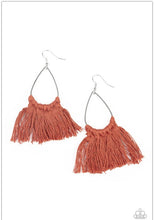 Load image into Gallery viewer, Tassel Treat Brown Earrings - Demetra's Bling Boutique
