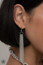 Load image into Gallery viewer, SCARFed for Attention - Silver Single Strand Spiraling Necklace - Demetra's Bling Boutique
